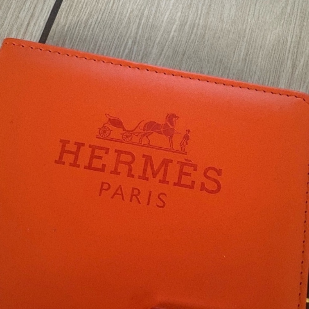 Hermès Orange Refillable Notebook